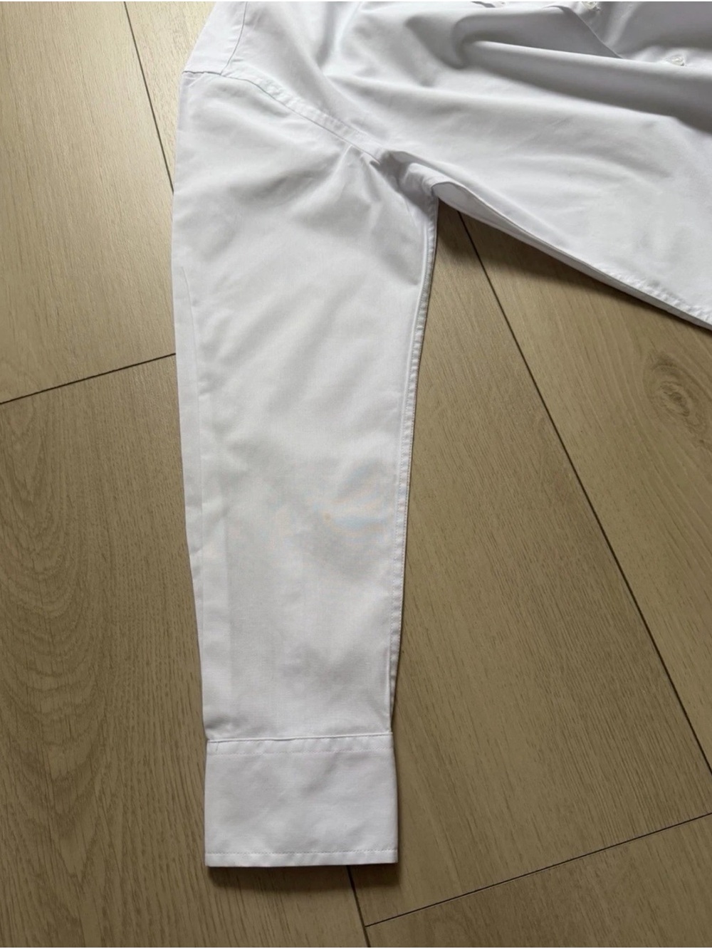 Dockers White Long-Sleeve Dress Shirt - Picture 10 of 11